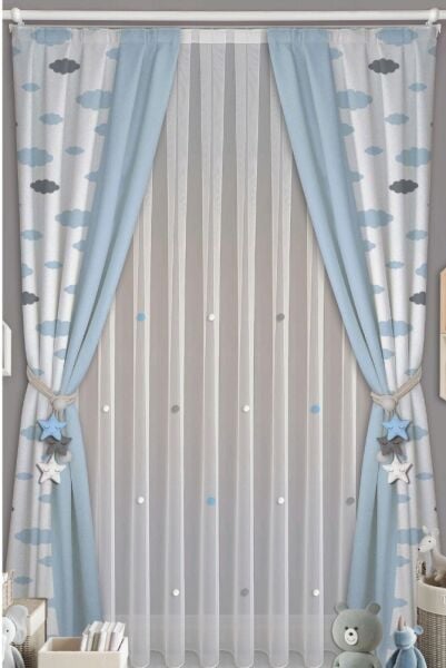 BULUT KONSEPT PERDE KOMBİN