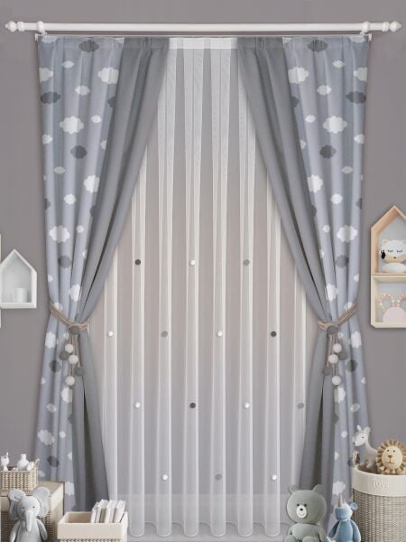 BULUT KONSEPT PERDE KOMBİN