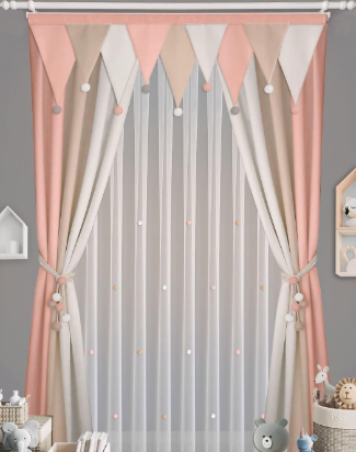 3 RENKLİ KONSPET FON TÜL HALI KOMBİN