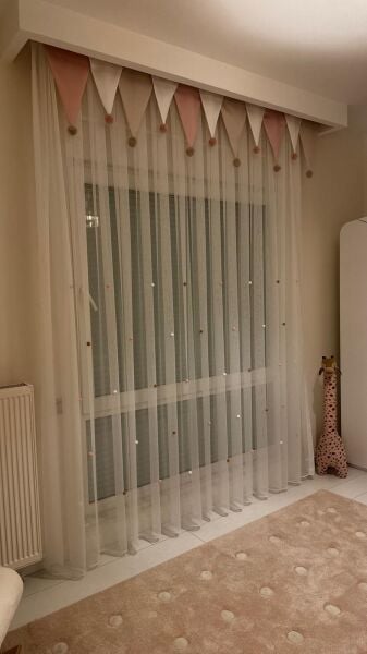 PUDRA KREM BEYAZ FARBELA/PONPONLU TÜL