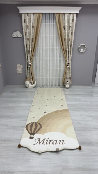 BEJ- KREM BALON KONSEPT PERDE / HALI